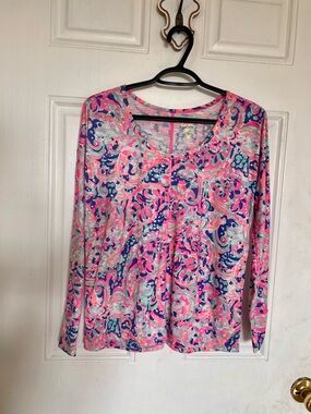 Lilly Pulitzer | Luxletic Pink Print Women’s Top